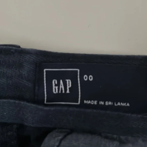 GAP Girlfriend Twill Khaki Chino Pant Navy Size 00 - Picture 10 of 12
